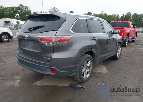 2015 Toyota Highlander Limited V6 z USA, uszkodzony, nr VIN 5TDYKRFH6FS046677